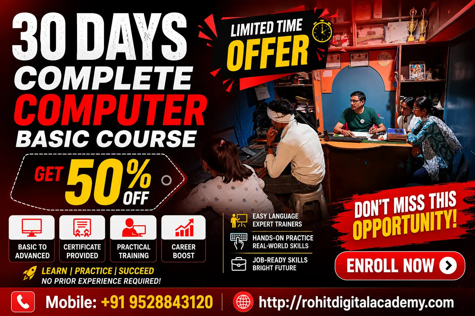 30 Days Complete “Advance Computer Basic Cours”